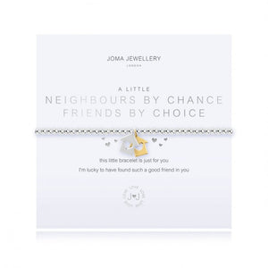 Joma Jewellery A Little Neighbours by Chance Friends By Choice Bracelet - Gifteasy Online