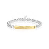 Joma Jewellery Shine Bright Silver and Gold Bracelet Bar - Gifteasy Online