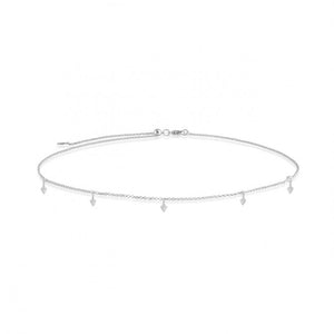 Joma Jewellery Celine Choker | Silver Charm - Gifteasy Online