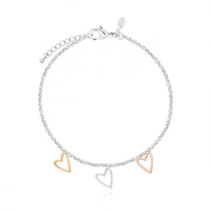 Joma Jewellery Florence Heart Bracelet - Gifteasy Online