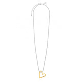 Joma Jewellery Lana | Hammered Heart Necklace - Gifteasy Online