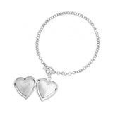 Joma Jewellery Life Lockets | Silver Heart Locket Bracelet - Gifteasy Online