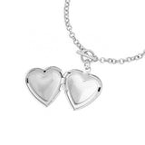 Joma Jewellery Life Lockets | Silver Heart Locket Bracelet - Gifteasy Online