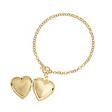 Joma Jewellery Life Lockets | Gold Heart Locket Bracelet - Gifteasy Online