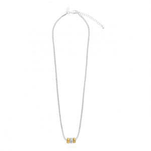 Joma Jewellery Halo | Silver and Gold Necklace - Gifteasy Online