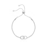 Joma Jewellery Halo | Silver Bracelet - Gifteasy Online