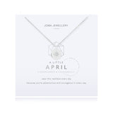 Joma Jewellery Birthstone Necklace April - Gifteasy Online