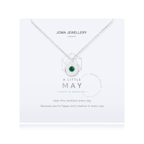 Joma Jewellery Birthstone Necklace May - Gifteasy Online
