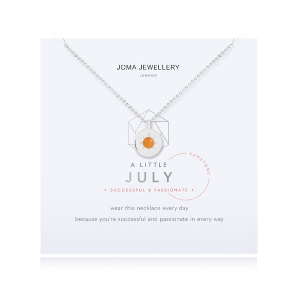 Joma Jewellery Birthstone Necklace July - Gifteasy Online