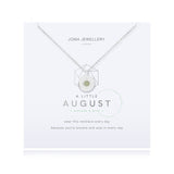 Joma Jewellery Birthstone Necklace August - Gifteasy Online