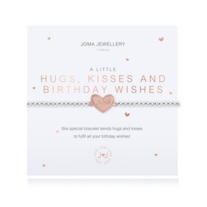 Joma Jewellery a little Hugs Kisses and Birthday Wishes Bracelet - Gifteasy Online