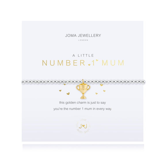 a little Number 1 Mum Bracelet  Bracelet By Joma Jewellery - Gifteasy Online