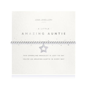 Joma Jewellery A Little Amazing Auntie Bracelet - Gifteasy Online