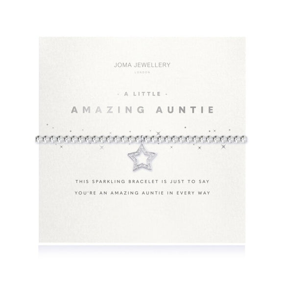 Joma Jewellery A Little Amazing Auntie Bracelet - Gifteasy Online