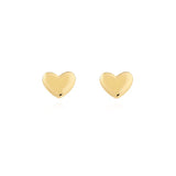 A Little Heart Of Gold Earrings Silver Plated By Joma Jewellery - Gifteasy Online