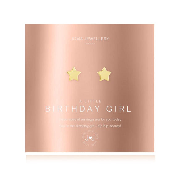Joma Jewellery A little Birthday Girl Earrings - Gifteasy Online