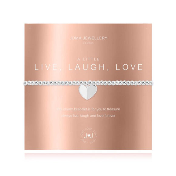 A Little Live Laugh Love Bracelet By Joma Jewellery - Gifteasy Online