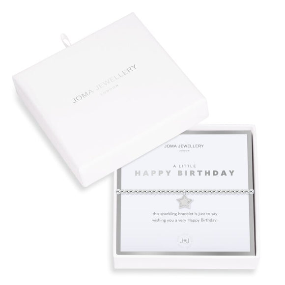 Joma Jewellery Beautifully Boxed A Little Happy Birthday Bracelet - Gifteasy Online