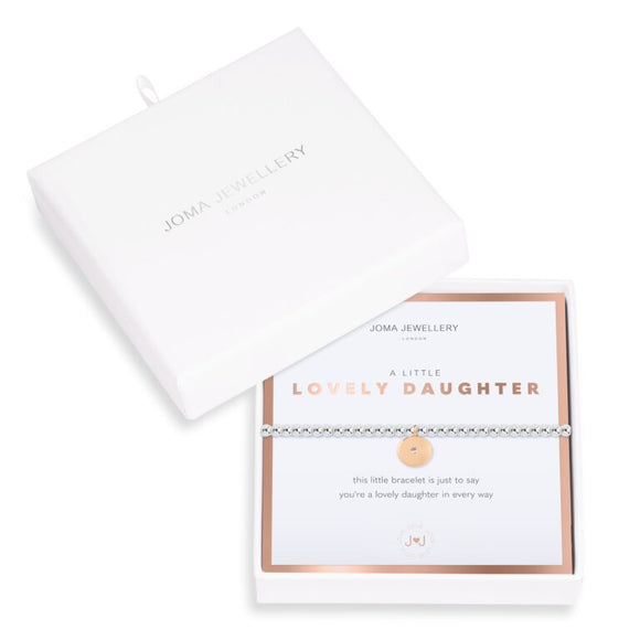 Joma Jewellery Beautifully Boxed A Little Lovely Daughter Bracelet - Gifteasy Online