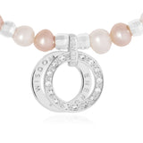 Joma Jewellery Wellness Gems Pearl And Pink Bracelet - Gifteasy Online