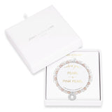 Joma Jewellery Wellness Gems Pearl And Pink Bracelet - Gifteasy Online