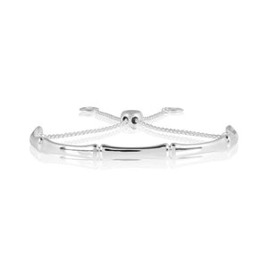 Joma Jewellery   Bracelet Bar Bamboo Bangle Silver - Gifteasy Online