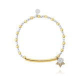 Joma Jewellery    Bracelet Bar She Believed She Could So She Did Bracelet Silver and Gold - Gifteasy Online