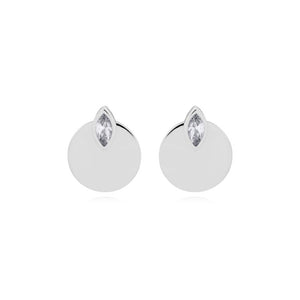 Joma Jewellery  Statement Earrings Stardust Loop Earrings Silver - Gifteasy Online