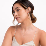 Joma Jewellery  Freya Feather Necklace Silver - Gifteasy Online