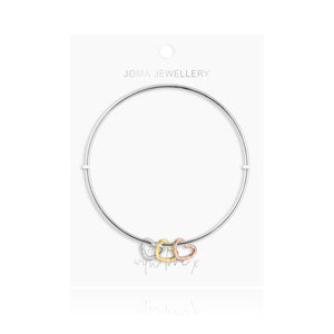 Joma Jewellery FLORENCE OMBRE HEART BANGLE - Gifteasy Online