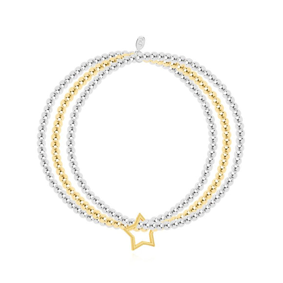 Joma Jewellery   Lila Star Bracelet Silver - Gifteasy Online