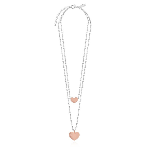 Joma Jewellery Luella Heart Layered Necklace - Gifteasy Online