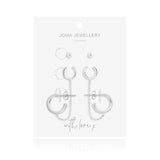 Joma Jewellery Earrings  Tahlia Trio Chain Cuff Pack - Gifteasy Online