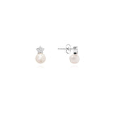 Joma Jewellery Earrings Perla Pave Pearl Earrings - Gifteasy Online
