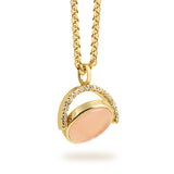Joma Jewellery Positivity Pendant Live Love Sparkle Necklace - Gifteasy Online