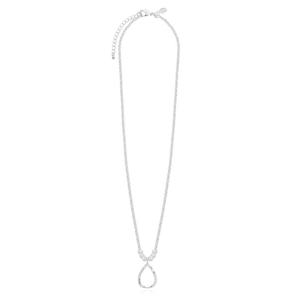 Joma Jewellery Arabella Hammered Teardrop Long Wrap Necklace - Gifteasy Online