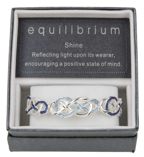 Equilibrium Blue and Silver Loop Bracelet - Gifteasy Online