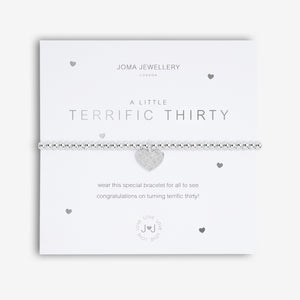 A Little Terrific Thirty Birthday Bracelet By Joma Jewellery - Gifteasy Online