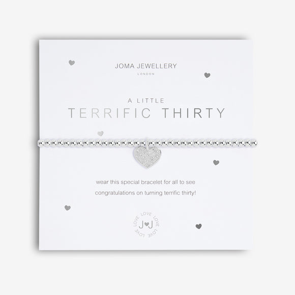A Little Terrific Thirty Birthday Bracelet By Joma Jewellery - Gifteasy Online
