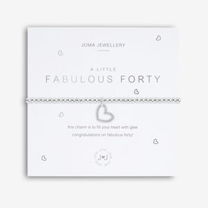 A Little Fabulous Forty Birthday Bracelet By Joma Jewellery - Gifteasy Online