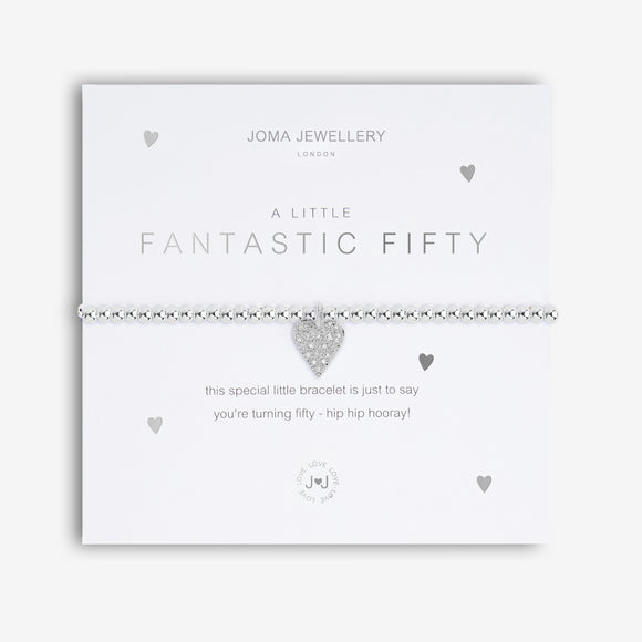A Little Fantastic Fifty Birthday Bracelet By Joma Jewellery - Gifteasy Online