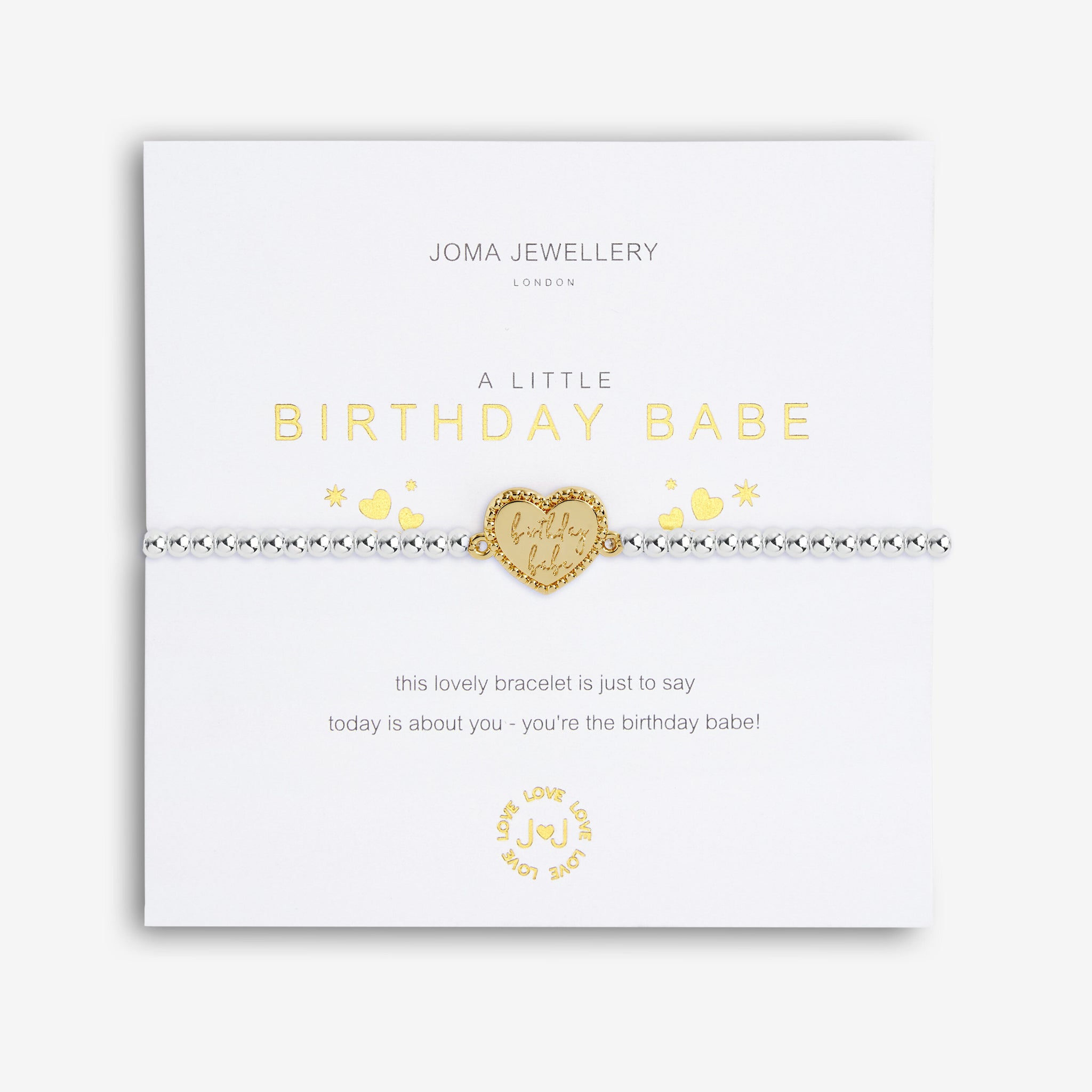 A Little' Birthday Babe Bracelet. By Joma Jewellery - Gifteasy Online