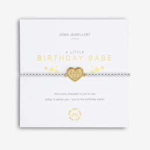 A Little' Birthday Babe Bracelet.  By Joma Jewellery - Gifteasy Online