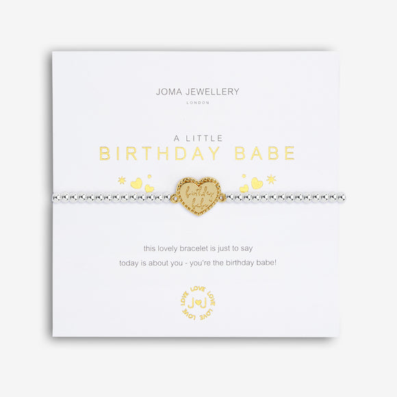 A Little' Birthday Babe Bracelet. By Joma Jewellery - Gifteasy Online