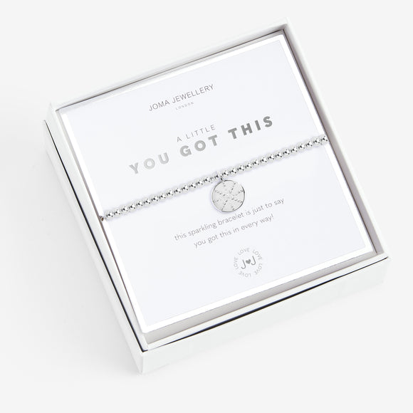 Joma Jewellery Beautifully Boxed A little 'You Got This' Bracelet - Gifteasy Online