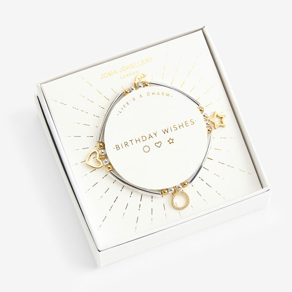 Joma Jewellery Lifes A Charm  Birthday Wishes Bracelet - Gifteasy Online