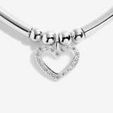 Joma Jewellery Lifes A Charm Live Love Sparkle  Bracelet - Gifteasy Online