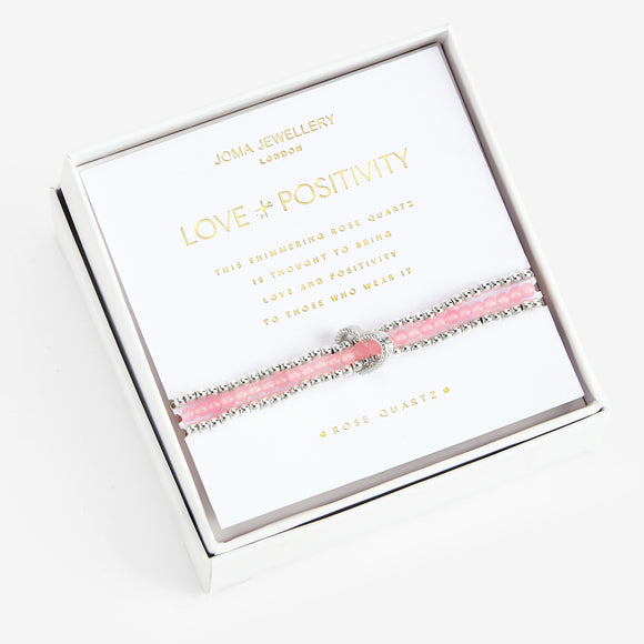 Joma Jewellery Wellness Stones Rose Quartz Bracelet - Gifteasy Online