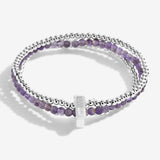 Joma Jewellery Wellness Stones Amethyst Bracelet - Gifteasy Online