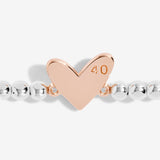 Joma Jewellery Beautifully Boxed A little Happy 40th Birthday Bracelet - Gifteasy Online